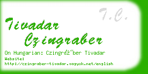 tivadar czingraber business card